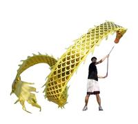 LIBINGSW Domineering Fitness Dragon Folk Dance Dragon Swing Ribbon Lanzamiento al Aire Libre Fitness Dragon Dance para Mejorar la Aptitud física Bandera de dragón