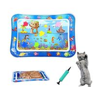 Libiyi Glosrity Petlori Glowpad,Glowpad for Cats,Libiyi Glowpads,27in Thickened Anti-Scratch Water Mat for Cat, Cat Water Pad Fishes Toy for Bored Indoor Cats (D)