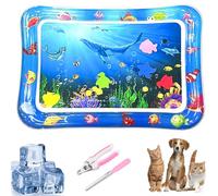 Libiyi GlowPad, Thickened Leak-Proof and Anti-Catch Hairtail Cat Water Mat, Cooling for Both Indoor Use in Summer for Cats and Dogs (1Pcs-G)