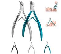 Libiyi Outfany Easyclip, Dotmalls Grishay Easyclip Easy Clip, Grishay Easyclip Nail Clippers, Nail Clippers Thick Toenails for Adult Seniors Thick or Ingrown Toenails. (Silver+Blue)