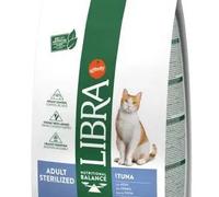 Libra Sterilized - Pienso seco para gatos adultos esterilizados - Atún - Cantidad: 12 kg