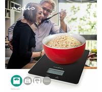 Libra de Cocina Digital LCD Vidrio Negro