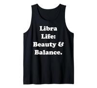 Libra Life: Beauty & Balance Philosophy Camiseta sin Mangas