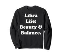 Libra Life: Beauty & Balance Philosophy Sudadera