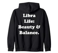 Libra Life: Beauty & Balance Philosophy Sudadera con Capucha