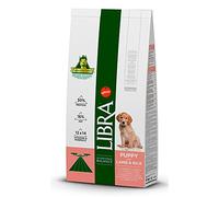 LIBRA - Pienso para Perros Cachorros pequeños, medianos y Grandes Cordero y arroz 15 kg
