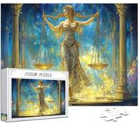 Libra Puzzle 1314 Piezas Adultos, Puzzle Mujer Patrón Diseño, Jigsaw Adultos, 5D DIY Artesanía Familia Actividades con Embalaje de Caja de Regalo, Home Room Wall Decor, Regalo Mujer, 75x50cm, Model96