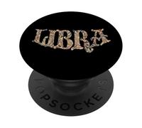 Libra Regalos Zodiaco Cumpleaños Septiembre Octubre Astrología Amor PopSockets PopGrip Adhesivo