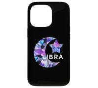 LIBRA SIGNO ZODIACO CUMPLEAÑOS Septiembre Octubre ESTRELLA SOL LUNA Carcasa para iPhone 13 Pro