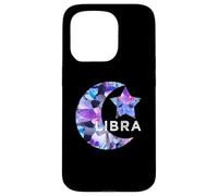 LIBRA SIGNO ZODIACO CUMPLEAÑOS Septiembre Octubre ESTRELLA SOL LUNA Carcasa para iPhone 15 Pro