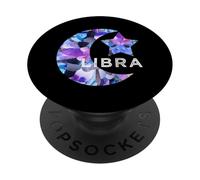 LIBRA SIGNO ZODIACO CUMPLEAÑOS Septiembre Octubre ESTRELLA SOL LUNA PopSockets PopGrip Adhesivo