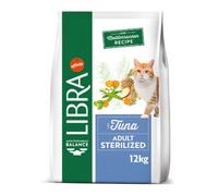 Libra Sterilized - Pienso seco para gatos adultos esterilizados - Atún - Cantidad: 12 kg