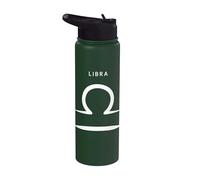 Libra The Scales - Signo zodiacal minimalista Stainless Steel Insulated Water Bottle
