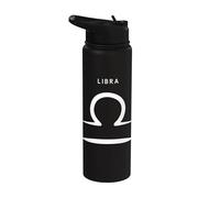 Libra The Scales - Signo zodiacal minimalista Stainless Steel Insulated Water Bottle