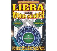 Libra Word Search: Easy To Read Print With 50+ Puzzles About Libras, Zodiac, Astrology, And More | 6x9 inch, 110 pages | Gift For Holidays, Vacations, and Spare Time