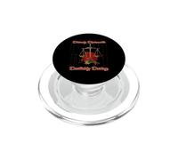 Libra Zodiac Divinely Diplomatic Devilishly Daring PopSockets PopGrip para MagSafe