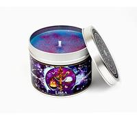 Libra Zodiac - Vela aromática con Forma de pea bergamota, Vela Vegana, diseño de Estrella de Astrología, Regalo de cumpleaños de Libra, horóscopo Zodiaco, diseño de Estrella