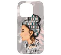 Librarian Motif Libary Books For Bookworm & Teacher Reading Carcasa para iPhone 15 Pro