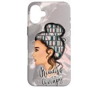 Librarian Motif Libary Books For Bookworm & Teacher Reading Carcasa para iPhone 16 Plus