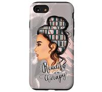 Librarian Motif Libary Books For Bookworm & Teacher Reading Carcasa para iPhone SE (2020) / 7/8