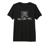 Librarian - This Is How I Roll Library Book Bookworm Reading Camiseta Premium