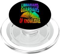 Librarians Are Guardians of Knowledge - Cita inspiradora PopSockets PopGrip para MagSafe