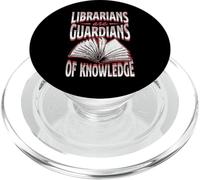 Librarians Are Guardians of Knowledge - Cita inspiradora PopSockets PopGrip para MagSafe