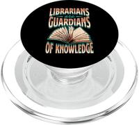 Librarians Are Guardians of Knowledge - Cita inspiradora PopSockets PopGrip para MagSafe