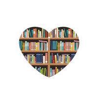 Library Bookshelf. Impresión de tarjetas ambientadoras de coche de moda, 10 hojas colgantes perfumadas para coche