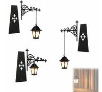 Library Lantern-Decorative Bookshelf Lighting,Reading Book Shelf Lights For Bookworms,Antique Led Books Nook Lamp Ornament For Study Reading Corner Home Library,Whimsical Gift(3pcs)