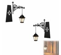 Library Lantern-Decorative Bookshelf Lighting,Reading Book Shelf Lights For Bookworms,Antique Led Books Nook Lamp Ornament For Study Reading Corner Home Library,Whimsical Gift(2pcs)