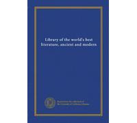 Library of the world's best literature, ancient and modern (v.39)