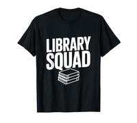 Library Squad Book Lovers Club de Lectura Divertido Camiseta