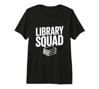 Library Squad Book Lovers Club de Lectura Divertido Camiseta Premium
