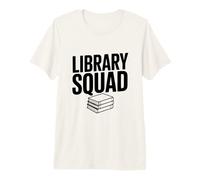 Library Squad Book Lovers Club de Lectura Divertido Camiseta Premium