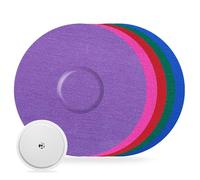 Libre 2 Plus - Fundas para sensores, paquete de 20 parches adhesivos impermeables y transpirables para Freestyle Libre 2 y 3, calcomanías flexibles para una larga estancia, hipoalergénicos y sin látex