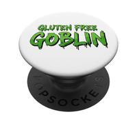 Libre de Gluten Goblin Anti Trigo celíaco amistoso ningunos Alimentos de Grano PopSockets PopGrip Adhesivo