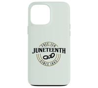 Libre Desde 1865 JUNITEENTH DÍA DE LA Libertad Celebrar Meme Carcasa para iPhone 13 Pro MAX