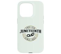 Libre Desde 1865 JUNITEENTH DÍA DE LA Libertad Celebrar Meme Carcasa para iPhone 15 Pro