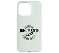 Libre Desde 1865 JUNITEENTH DÍA DE LA Libertad Celebrar Meme Carcasa para iPhone 15 Pro MAX