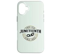 Libre Desde 1865 JUNITEENTH DÍA DE LA Libertad Celebrar Meme Carcasa para iPhone 16 Plus