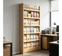 Librería Alta 6 Baldas de Madera, Estantería para Libros Infantiles | Librería alta de 6 niveles en para cuentos infantiles, dormitorio y salón.(67.72*19.69*3.94in)