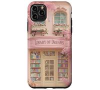 Librería Coqueta Floral Rosa Estilo Femenino Estética Carcasa para iPhone 11 Pro MAX
