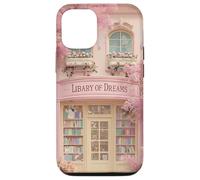 Librería Coqueta Floral Rosa Estilo Femenino Estética Carcasa para iPhone 12/12 Pro