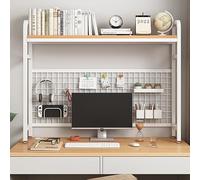 Librería de Escritorio de 2/3 Niveles para Escritorio de Computadora, Organizador de Libros de Estantería de Escritorio, Estanteria Lateral de Escritorio Movil