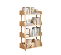 Librería Estante de almacenamiento pequeño for libros junto al escritorio, estante de almacenamiento de varias capas for el suelo, estante de almacenamiento for gabinete de sala de estar y dormitorio