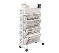 Librería Estantería Biblioteca Movible Estantería Para Pupitre De Clase, Vertical Estrecha Estantes Organizadores De Libros, Estante De Almacenamiento De Lectura Para Biblioteca, Para Dormitorio Cocin