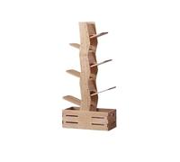 Libreria Estanteria Estantería de madera maciza en forma de árbol, estantería for libros con imágenes de varias capas, sala de estar, almacenamiento moderno y sencillo, estantería de exhibición for al