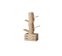 Libreria Estanteria Estantería de madera maciza en forma de árbol, estantería for libros con imágenes de varias capas, sala de estar, almacenamiento moderno y sencillo, estantería de exhibición for al