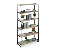 Libreria estanteria mueble de almacenamiento 6 estantes alta capacidad alta